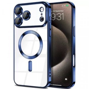 Magnetic Ring Case with Camera Protection for Apple iPhone 17 Pro Max (NavyBlue)