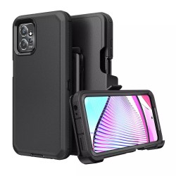 Heavy Duty Armor Robot Case with Clip for Motorola Moto G 5G 2024 / Moto G Play 2024