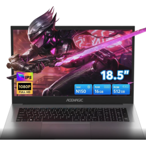 ACEMAGIC Laptop Computer, 16GB DDR4 512GB SSD, 18.5 Inch Laptop with Intel Quad-Core