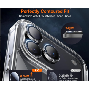 Camera Lens Protector for Apple iPhone 17 Pro Max / 17 Pro