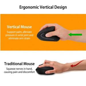 1PC 2.4G Wireless Vertical Mouse Ergonomic Optical Mice