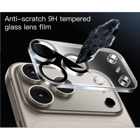 Camera Lens HD Tempered Glass Protector for Apple iPhone 17 Pro Max (Clear)