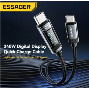 ESSAGER 240W USB Type C To USB C Cable