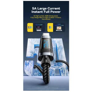 ESSAGER 240W USB Type C To USB C Cable