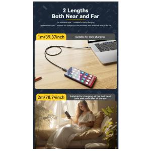 ESSAGER 240W USB Type C To USB C Cable