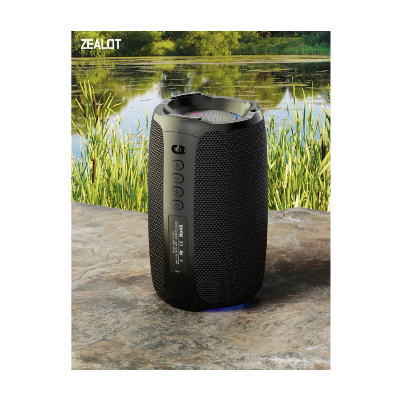 ZEALOT ZEALOT S61 20W Wireless Speaker, Outdoor Portable, Bluetooth Speaker, 3600mAh Long