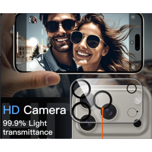 Camera Lens HD Tempered Glass Protector for Apple iPhone 17 Pro Max (Clear)