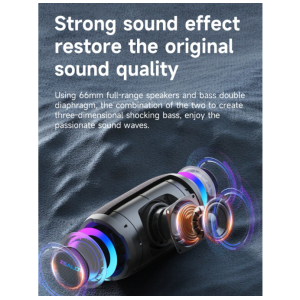 ZEALOT ZEALOT S61 20W Wireless Speaker, Outdoor Portable, Bluetooth Speaker, 3600mAh Long Battery,