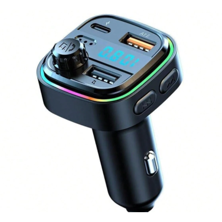 Fm Transmitter - Bluetooth Transmitter Car Stereo - Bluetooth Fm Transmitter - 2 Usb Ports