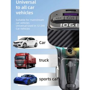 YITUMU Car Bluetooth 5.3 FM Transmitter,
