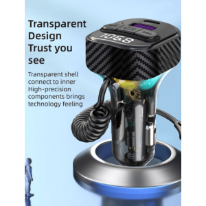 YITUMU Car Bluetooth 5.3 FM Transmitter,