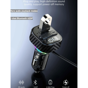 YITUMU Car Bluetooth 5.3 FM Transmitter,