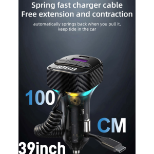 YITUMU Car Bluetooth 5.3 FM Transmitter,