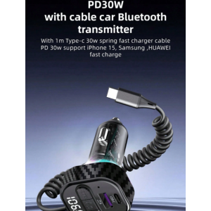 YITUMU Car Bluetooth 5.3 FM Transmitter,