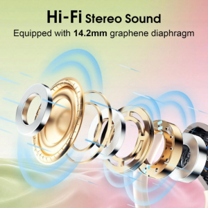 Besnoow Wireless Earbuds 75hrs Bluetooth 5.4