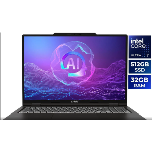 MSI Venture 16 AI TouchScreen Laptop Intel Core Ultra 7 255H 32GB RAM 512GB SSD Intel Arc Graphics (A2HMTG-046US)
