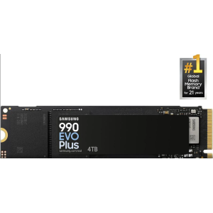 SAMSUNG 990 EVO PLUS SSD 4TB, PCIe Gen 4x4 | Gen 5x2 M.2 2280, Speeds Up-to 7,250 MB/s, Upgrade