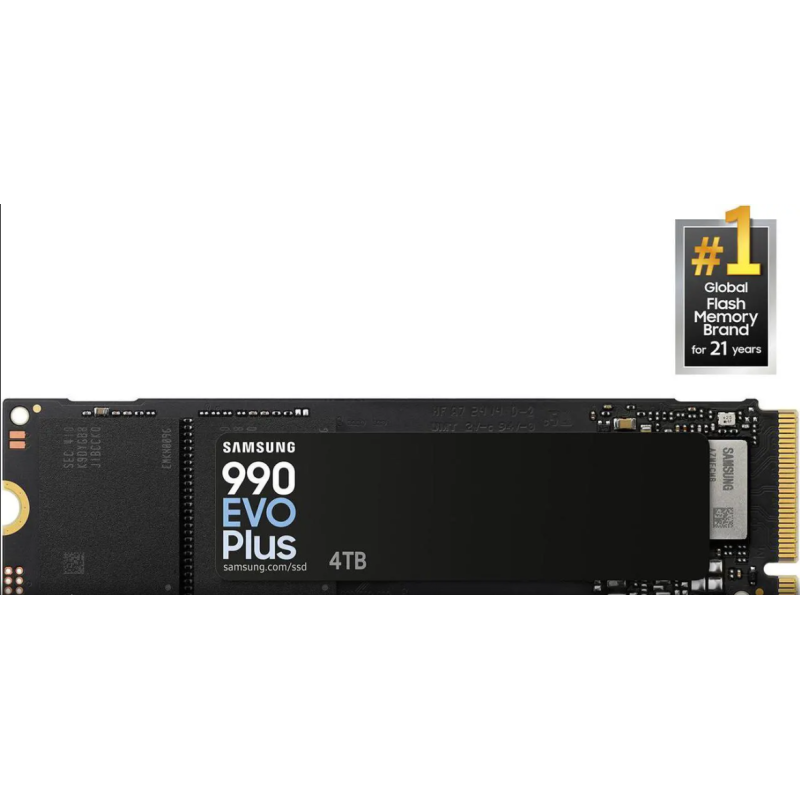 SAMSUNG 990 EVO PLUS SSD 4TB, PCIe Gen 4x4 | Gen 5x2 M.2 2280, Speeds Up-to 7,250 MB/s, Upgrade