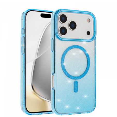 Phone Case with Clear Protective Design for Eye-Catching Style for Apple iPhone 17 Pro Max (Blue)