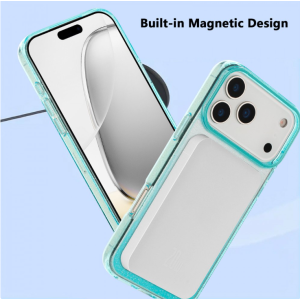 Phone Case with Clear Protective Design for Eye-Catching Style for Apple iPhone 17 Pro Max (White)