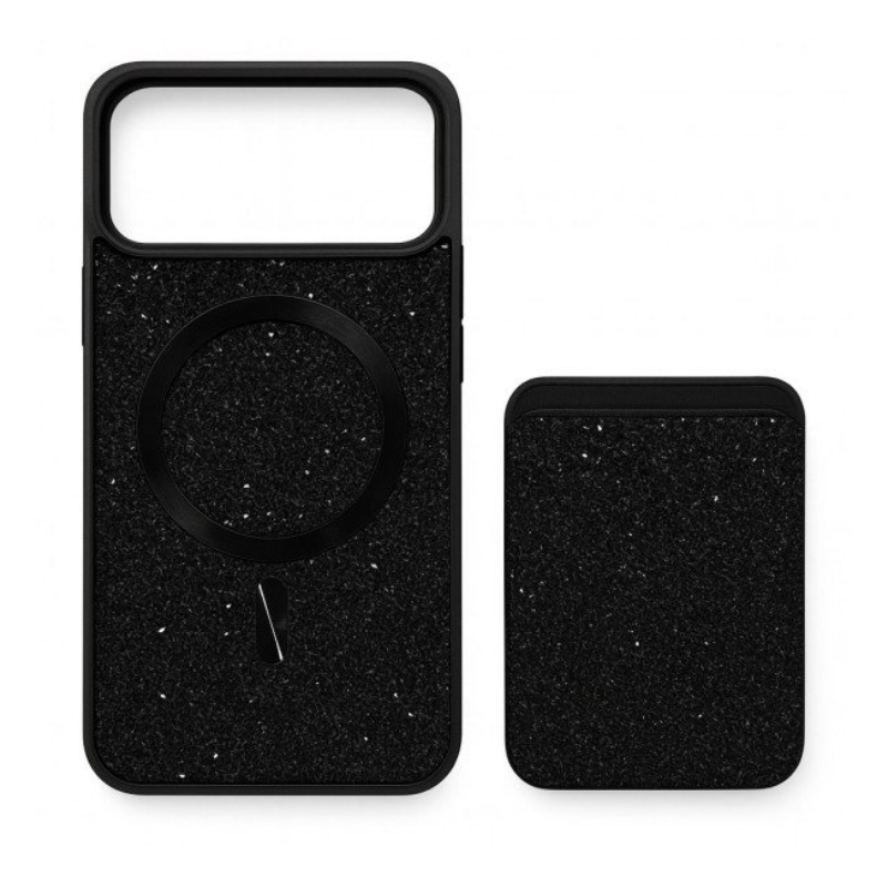 Phone Case with Magsafe Wallet for Apple iPhone 17 Pro Max (Black)