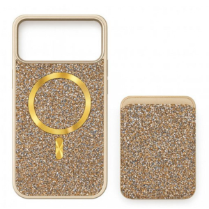 Phone Case with Magsafe Wallet for Apple iPhone 17 Pro Max (Gold)