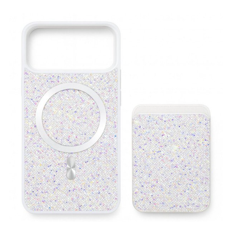 Phone Case with Magsafe Wallet for Apple iPhone 17 Pro Max (White)