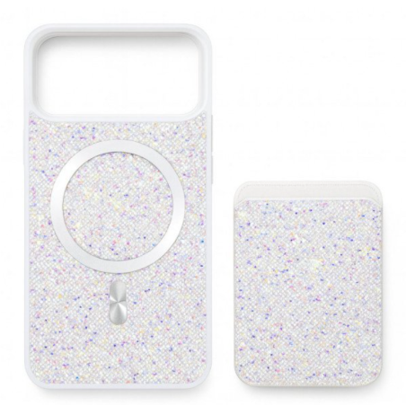 Phone Case with Magsafe Wallet for Apple iPhone 17 Pro Max (White)