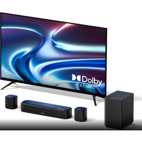 5.1ch Sound Bar with Dolby Atmos, Surround Sound System for TV, Sound Bar for Smart TV and Home