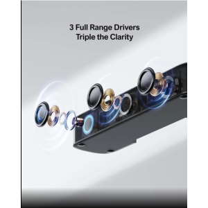 5.1ch Sound Bar with Dolby Atmos, Surround Sound System for TV, Sound Bar for Smart TV and Home