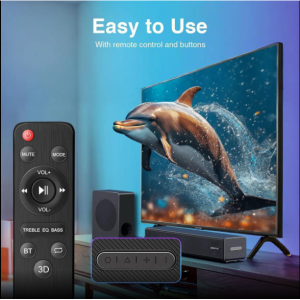 2.1 ch Soundbar with subwoofer, Dolby Digital 200W Sound Bars TV Speaker