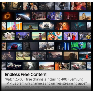 Samsung 43-Inch Q8F QLED 4K Smart TV Quantum Dot, HDR+, 144Hz VRR, Slim Metal Design, Voice