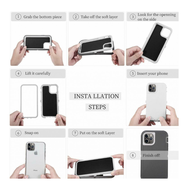 Case with Belt Clip for Apple iPhone 17 Pro Max (Red Black)