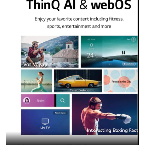 LG 55QNED75URA 55" 4K UHD QNED NanoCell Smart TV with AI Upscaling (2023)