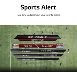 LG 55QNED75URA 55" 4K UHD QNED NanoCell Smart TV with AI Upscaling (2023)