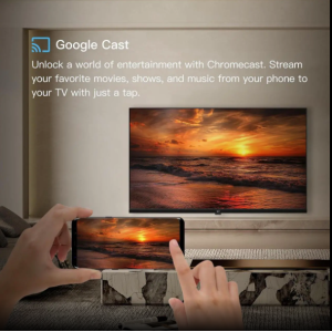 FPD 65 Inch Smart TV, 4K LED Google TV with Google Play Built-in Google Cast, HDR 10, Dolby Atmos & Vision MEMC