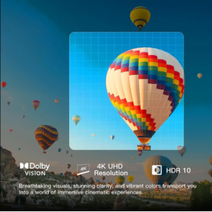 FPD 50 Inch Smart TV, 4K LED Google TV with Google Play Built-in Google Cast, HDR 10, MEMC, Voice Remote