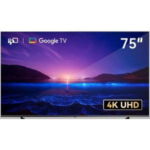 FPD 75 Inch Smart TV, 4K LED Google TV with Google Play Built-in Google Cast, HDR 10, Dolby Atmos & Vision MEMC