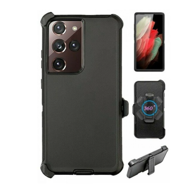 Case with Belt Clip for Samsung Galaxy S25 FE (Black)