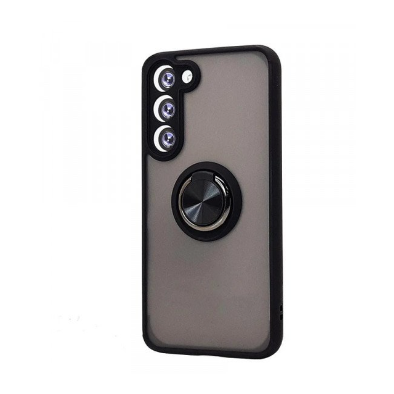 Case with Kickstand Ring for Samsung Galaxy A17 5G (Black)