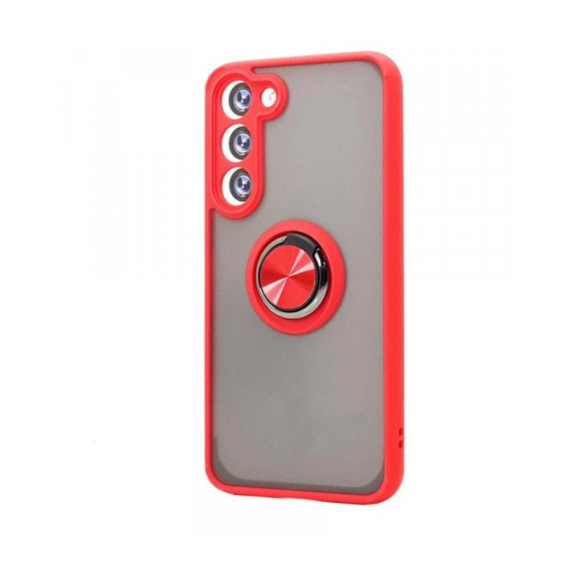 Case with Kickstand Ring for Samsung Galaxy A17 5G (Red)