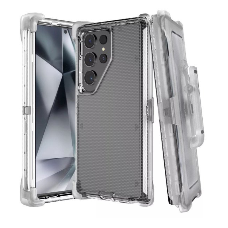 Case with Clip for Samsung Galaxy S25 Ultra 5G (Clear)