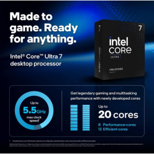 Intel Core Ultra 9 285K - Core Ultra 9 (Series 2) Arrow Lake 24-Core (8P+16E), LGA 1851, 125W Desktop