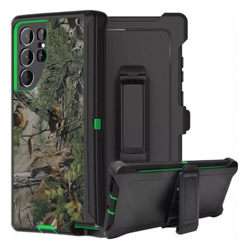 Case with Clip for Samsung Galaxy S25 Ultra 5G (Tree Green)