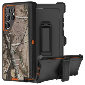 Case with Clip for Samsung Galaxy S25 Ultra 5G (Tree Orange)