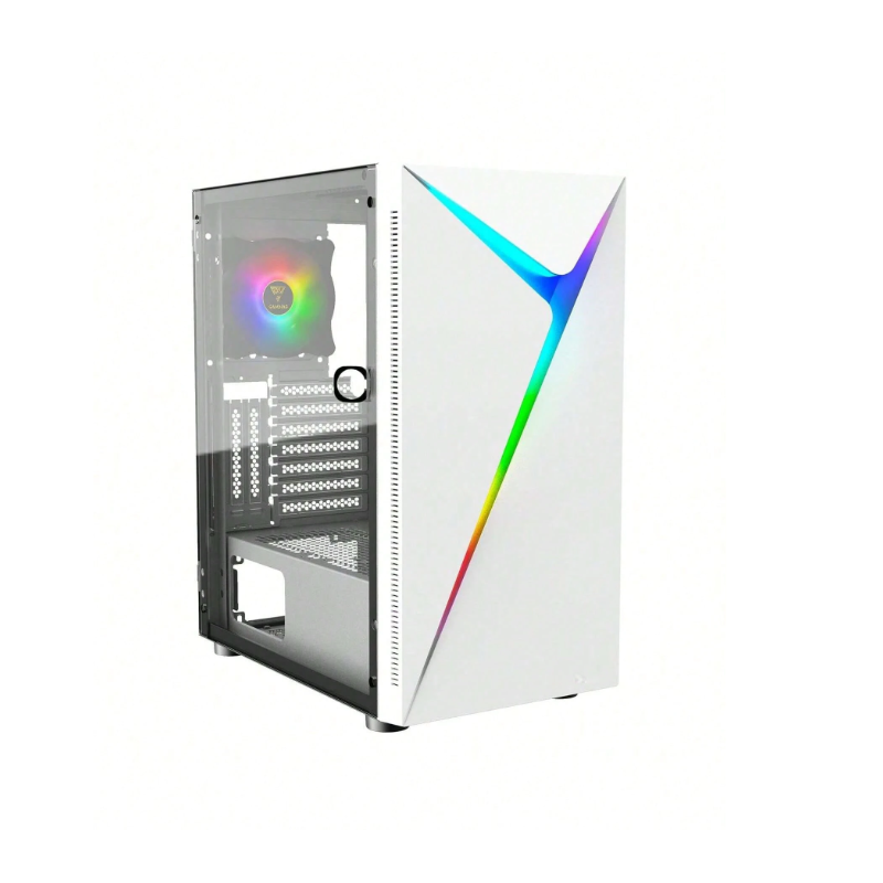 Atx Mid Tower Gaming Computer Pc Case With Side