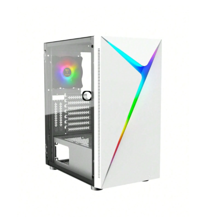 Atx Mid Tower Gaming Computer Pc Case With Side