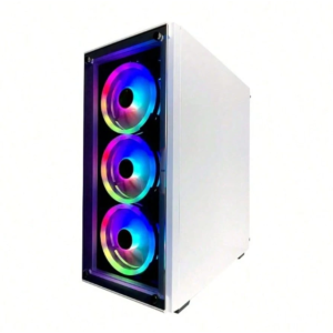 G-Pro-Wh Genesis Pro Mid Tower Gaming Case With 2 X Tempered Glass Panel