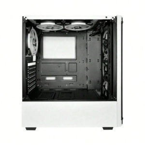 G-Pro-Wh Genesis Pro Mid Tower Gaming Case With 2 X Tempered Glass Panel