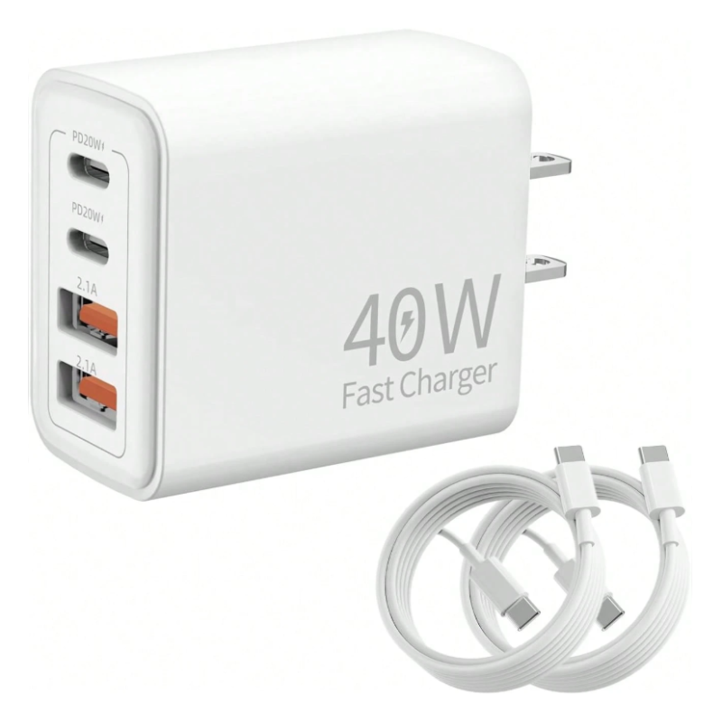 IPhone 15 16 Charger,40W USB C Charger,4-Port USB C